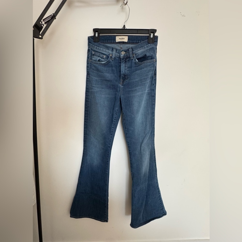 Baldwin Willow Mid Rise Flare Jeans